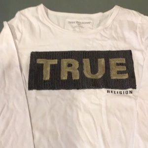 NWT Authentic True Religion Boys Shirt  Size M